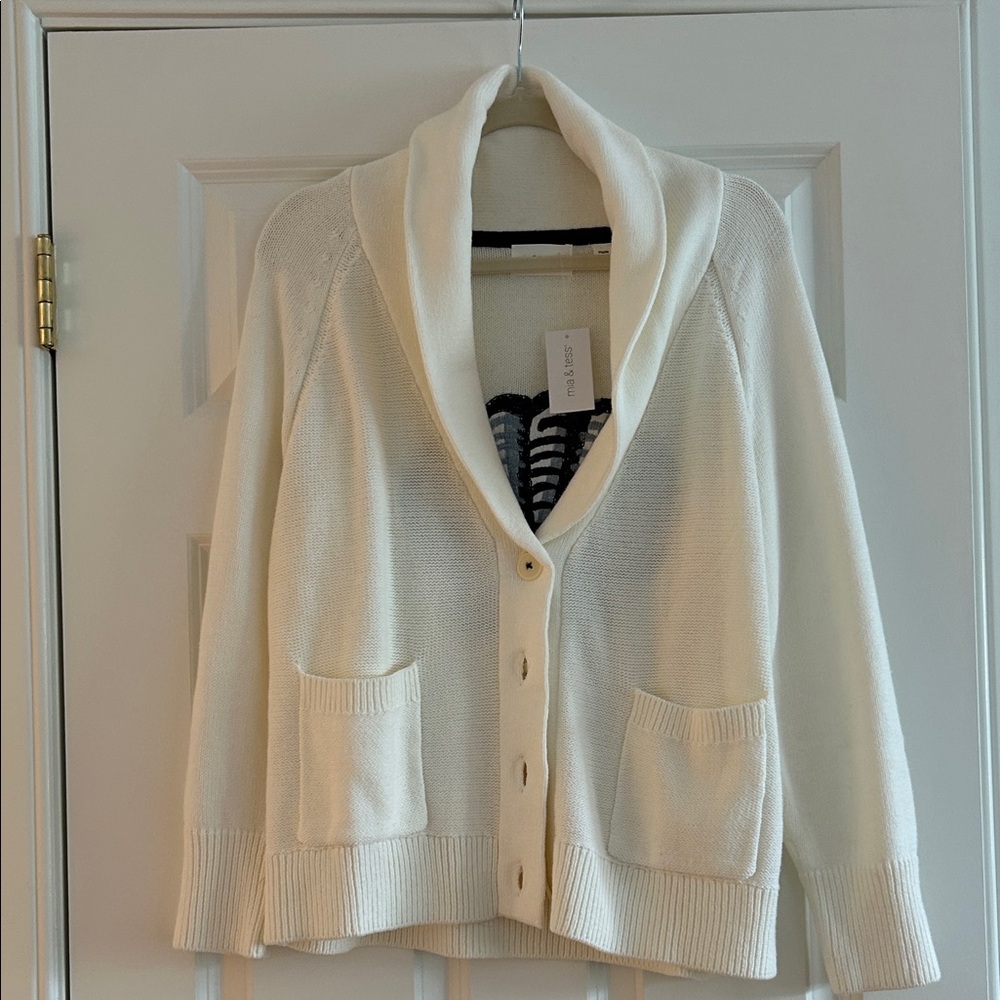 NWT Mia and Tess Seashell Cardigan - Picture 2 of 4